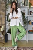 Sunday Morning Demi Bloom Pant Lime / Emerald